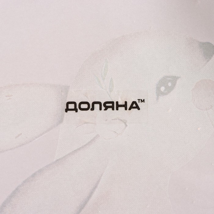 Блюдо стеклянное сервировочное Доляна &laquo;Кролик&raquo;, 21&times;13,5&times;1,8 см, цвет розовый