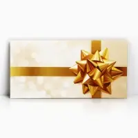 Конверт для денег &laquo;Золотой бант&raquo;, 16.5&times;8 см