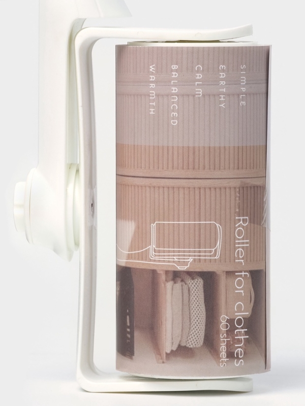 Ролик для одежды LaDо́m, 60 листов, вращающийся, винтовая намотка