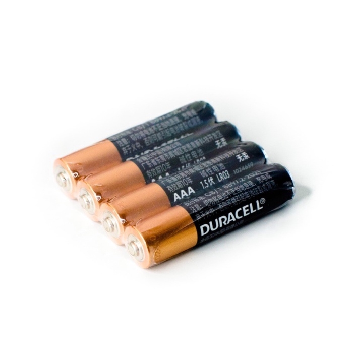 Батарейка алкалиновая Duracell Basic, AAA (CH), LR03-4S, 1.5В, спайка, 4 шт Батарейка алкалиновая Duracell Basic, AAA (CH), LR03-4S, 1.5В, спайка, 4 шт