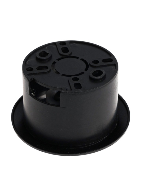 Встраиваемый светильник для лестницы, IP65, 3 Вт, 4000К, 50х50, круг, черный