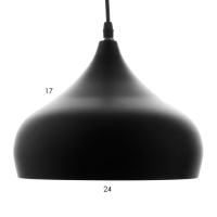 Подвес BayerLux "Купол дуо" Е27 черный-красный 24х24х18-118см