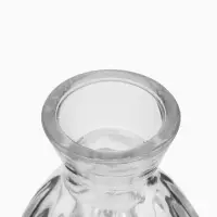 Ваза настольная стекло "Миниатюра" (набор 12 шт) 8-13 см, прозрачный