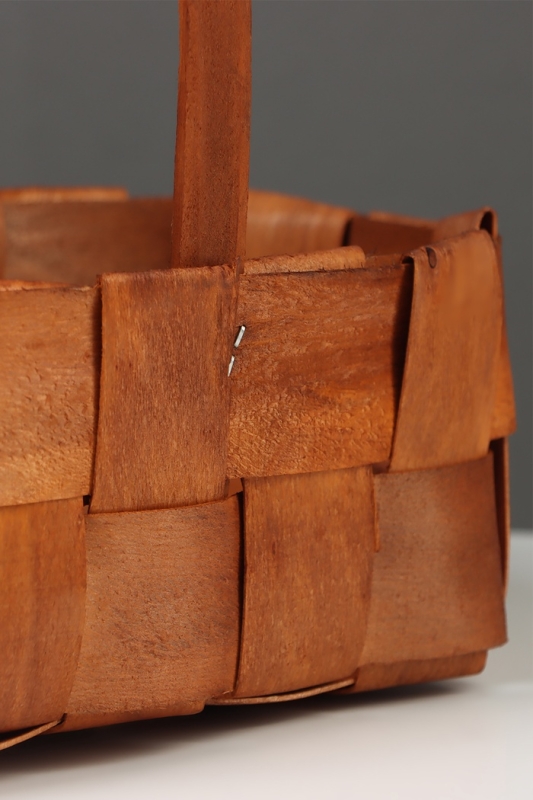 Корзина плетёная, 23×16×8 см, ручка h=12 см, ива, натуральный цвет Корзина плетёная, 23×16×8 см, ручка h=12 см, ива, натуральный цвет