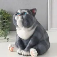 Фигурка (гипс) Кот ПРЯНИК 18,5х16,5х18 см