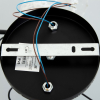 Люстра "Триони" 2 лампы 40Вт Е27 хром-черный 51х31х29