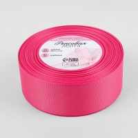 Лента репсовая, 40 мм, 23 ± 1 м, цвет ярко-розовый №159 Лента репсовая, 40 мм, 23 ± 1 м, цвет ярко-розовый №159