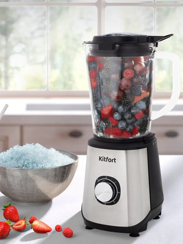 Кухонный блендер с чашей мощный КТ-3020 - 600 Вт