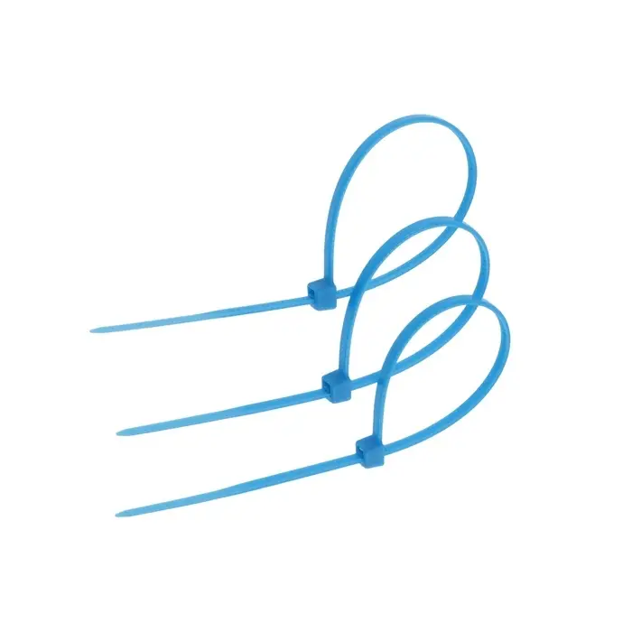 Хомут нейлоновый для стяжки, ТУНДРА, 2.5&times;150 мм, синий, 25 шт.