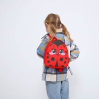 Рюкзак детский для девочки &laquo;Божья коровка&raquo;, р-р. 23х20,5 см