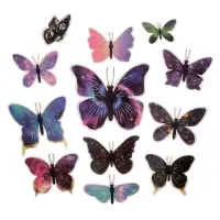 Набор магнитов на холодильник &laquo;Космос &raquo;, 12 шт., картон, h=4-10 см