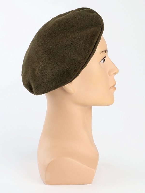 Берет военного, цвет тёмно-зелёный
