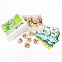 Лото &laquo;Мир динозавров&raquo; (круглые фишки)