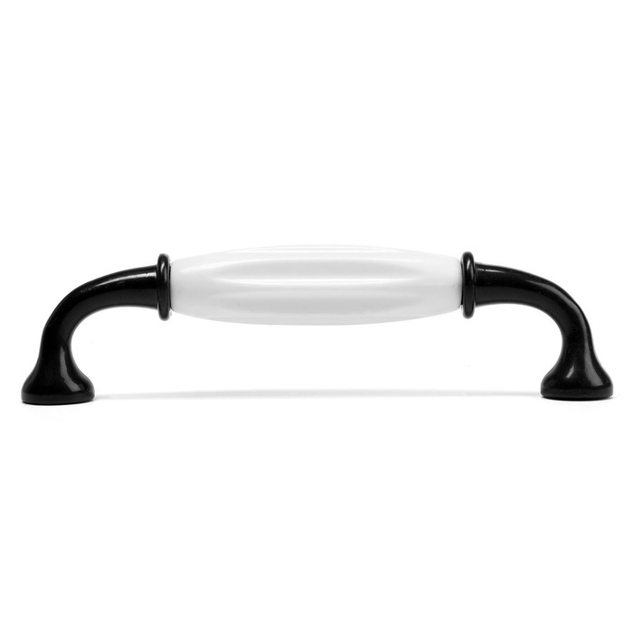 Ручка-скоба CAPPIO RSC012, пластик, м/о 128 мм, цвет черный, 4 шт.