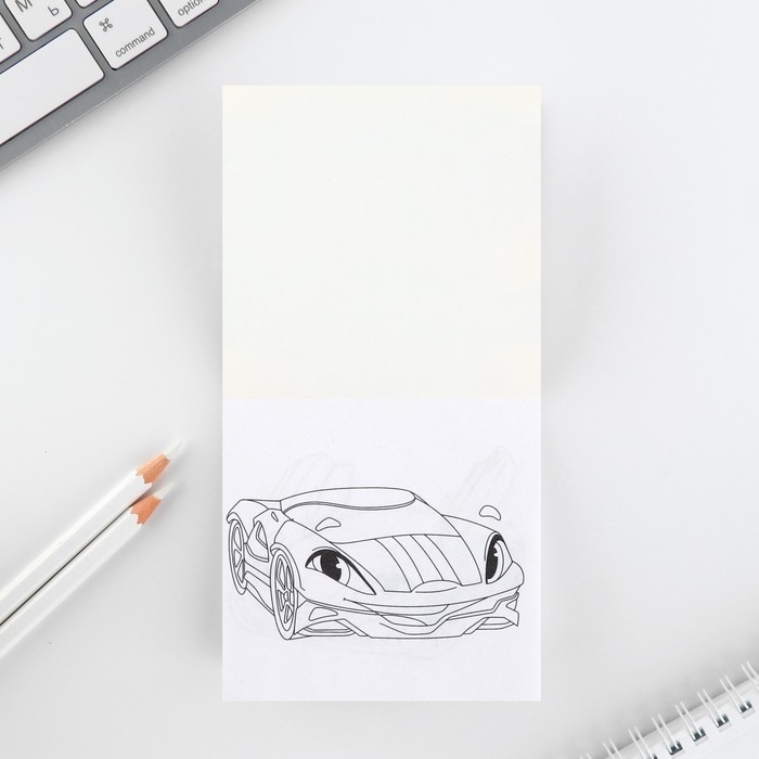 Подарочный набор: блокнот-раскраска и восковые мелки &laquo;23 февраля&raquo;