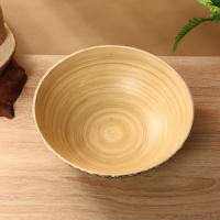 Миска 25х25х8 см +/- 1см, бамбук