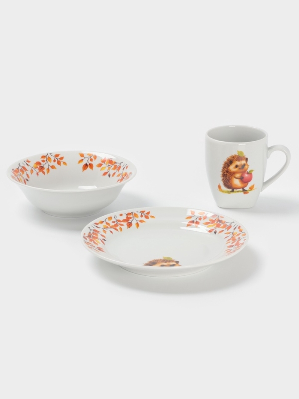 Набор посуды 3 предм. Ежик И.У.