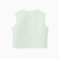 Жилетка для девочки, MINAKU :Party Dress, цвет зеленый, рост 128 см