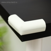 Защитные накладки на углы, 4 шт., цвет белый, Крошка Я