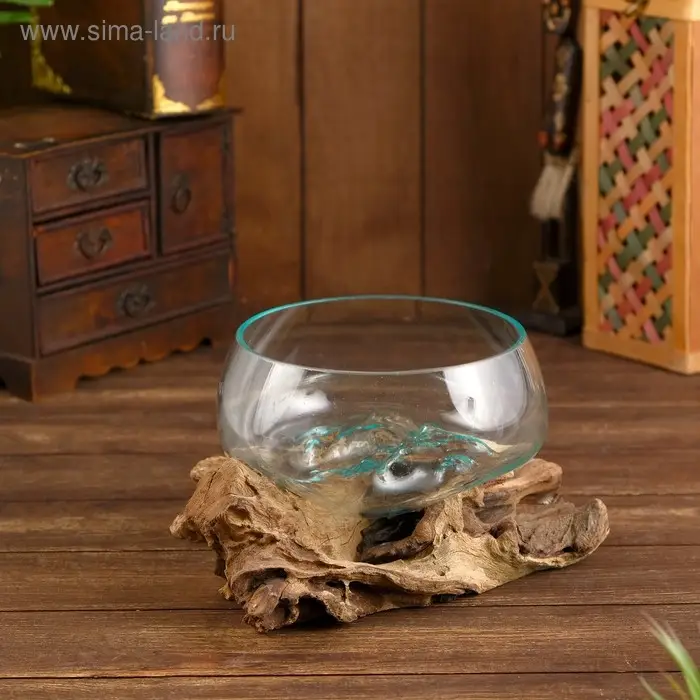 Вазон на коряге "Аква" 35х30х23 см