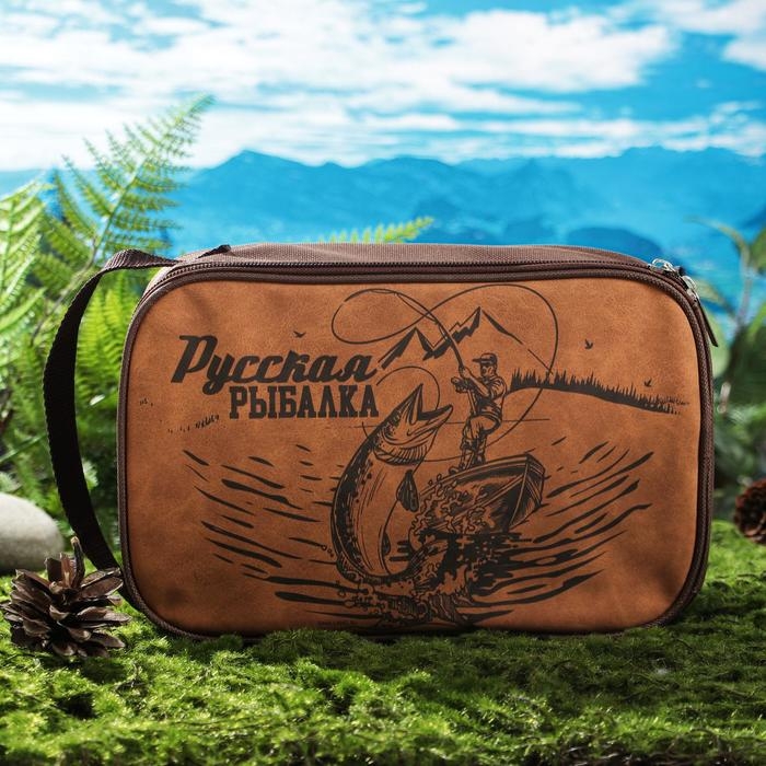 Набор &laquo;Русская рыбалка&raquo;, термос 500 мл, кружка 2 шт