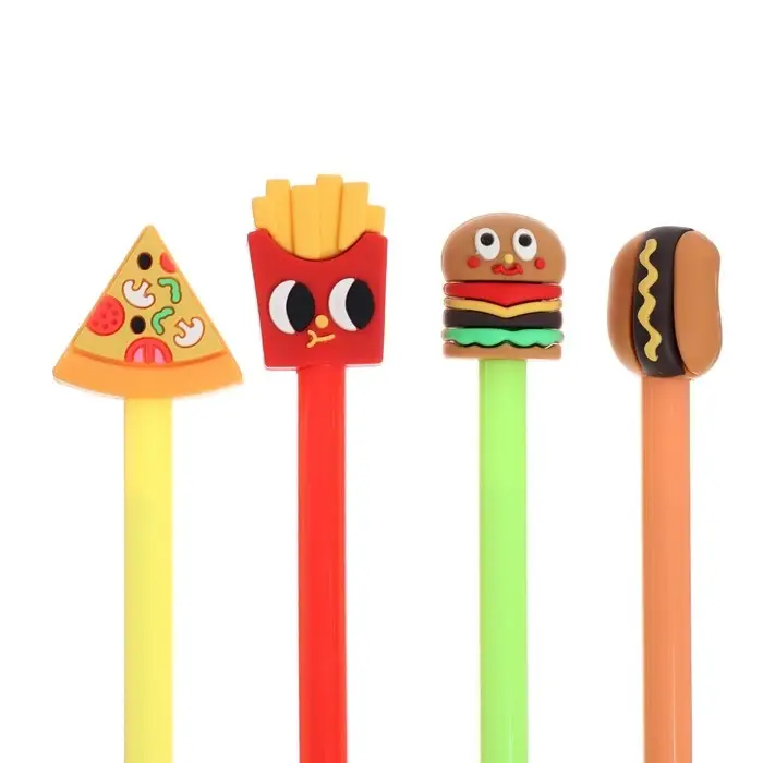 Ручка - прикол гелевая &laquo;Фастфуд&raquo;, МИКС
