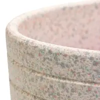 Горшок цветочный  с поддоном 2,9 л, белый керамика "Пряности" (М)