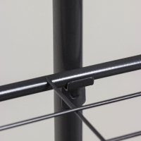 Подставка для цветов Greengo, 5 полок, 44 &times; 22 &times; 95 см, напольная, металл, тёмно-серая