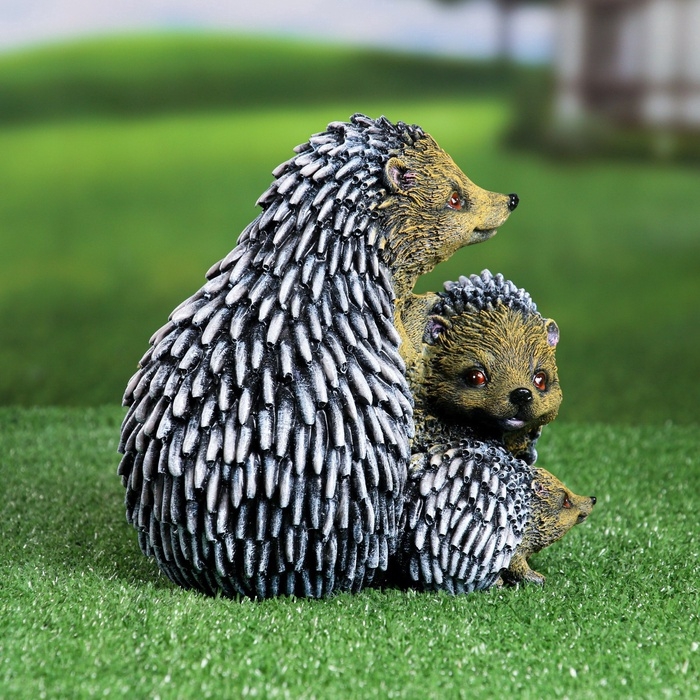 Садовая фигура из гипса &laquo;Семейтсво ежей&raquo;, 20&times;19&times;22 см