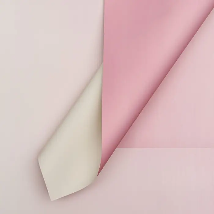 Пленка для цветов матовая, &laquo;Перелив&raquo;, 57&times;58 см, розовый