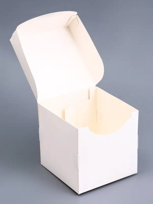 Коробка для 1 капкейка, белая,10&times;10&times;10 см