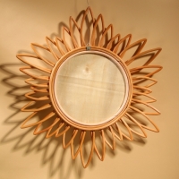 Зеркало настенное, 60х60х3 см, ротанг Зеркало настенное, 60х60х3 см, ротанг