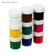 Краска акриловая, набор 9 цветов х 20 мл, Гамма "Хобби", морозостойкая, глянцевая, 3012197 Краска акриловая, набор 9 цветов х 20 мл, Гамма "Хобби", морозостойкая, глянцевая, 3012197