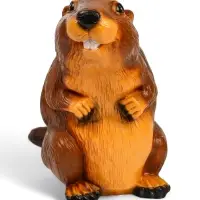 Садовая фигура из полистоуна &laquo;Бобер&raquo;, 43&times;38&times;24 см