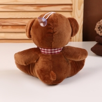 Мягкая игрушка &laquo;Мишка&raquo;, с бантиком, 18 см, цвет коричневый