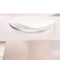 Пакет подарочный с окном, белый, 60 х 45 х 35 см