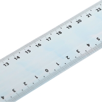 Линейка 30 см СТАММ "Лед", пластиковая, европодвес Линейка 30 см СТАММ "Лед", пластиковая, европодвес