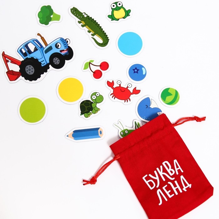 Магнитная книжка &laquo;Изучаем цвета&raquo; &laquo;Синий трактор&raquo;