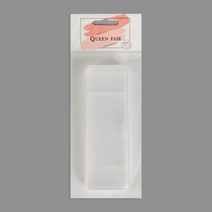 Органайзер для бритвы, с крышкой, 15 &times; 5 &times; 3 см, цвет прозрачный