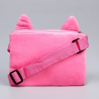 Сумка детская &laquo;Плюшевый котик&raquo;, 17х13х3 см