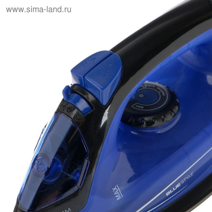 Утюг Centek CT-2360, 1600 Вт, антипригарная подошва, 200 мл, чёрно-синий Утюг Centek CT-2360, 1600 Вт, антипригарная подошва, 200 мл, чёрно-синий