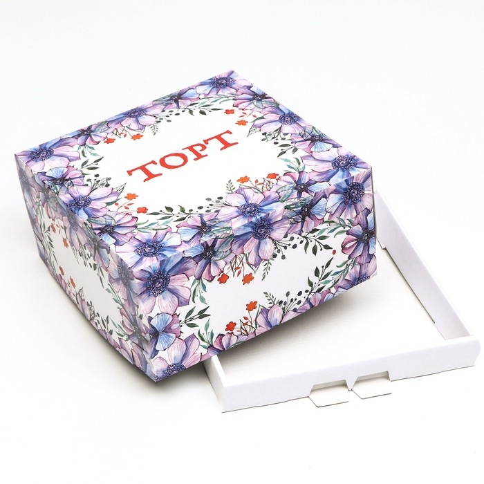 Кондитерская упаковка, &laquo;Поздравляю&raquo;, 24 х 24 х 12 см, 1,5 кг