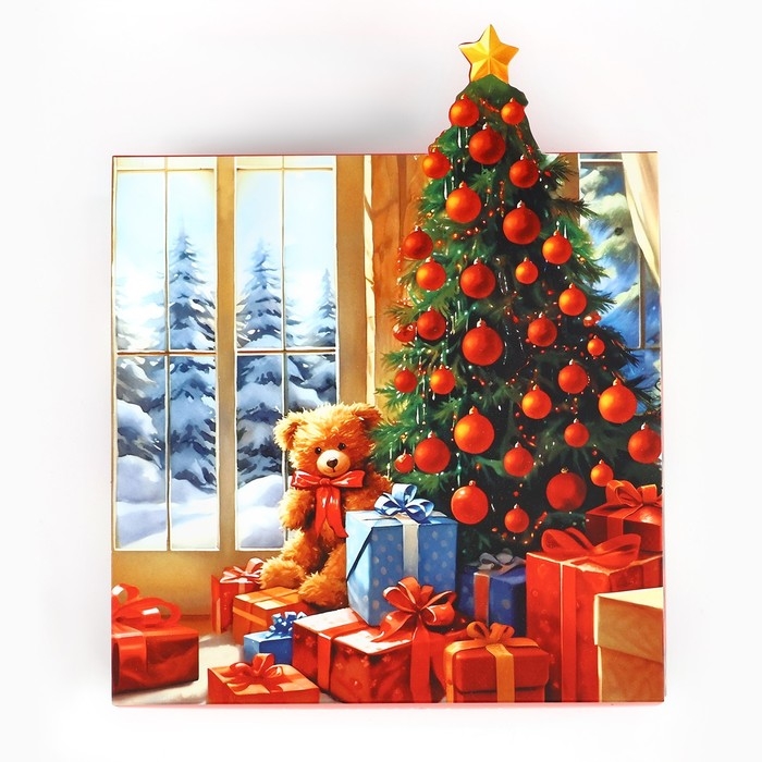 Коробка подарочная новогодняя складная &laquo;Сказочного Нового года&raquo;, 15 х 15 х 8 см, Новый год