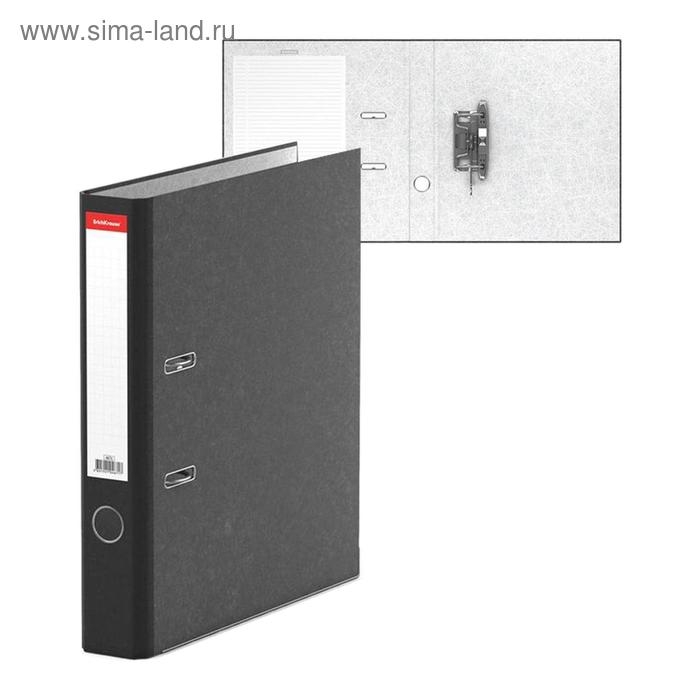 Папка-регистратор А4, 50 мм, ErichKrause "Original", с арочным механизмом, черная