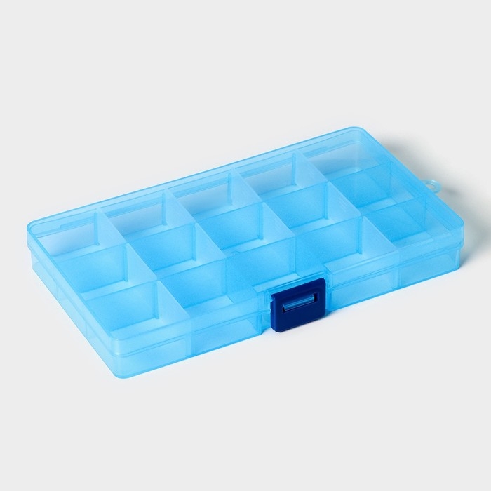 Органайзер для хранения RICCO, со съёмными ячейками, 15 ячеек, 17,5&times;10&times;2,2 см, цвет МИКС