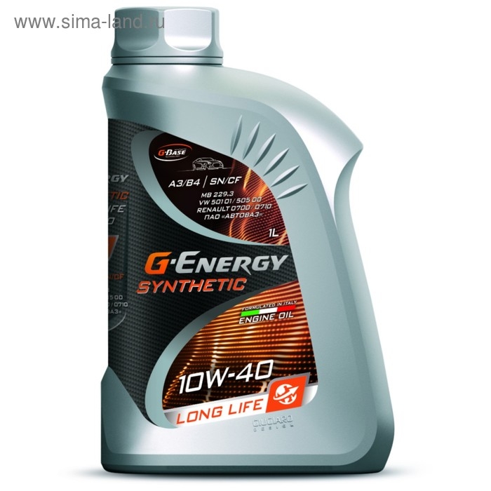 Масло моторное G-Energy Synthetic Long Life 10W-40, 1 л Масло моторное G-Energy Synthetic Long Life 10W-40, 1 л