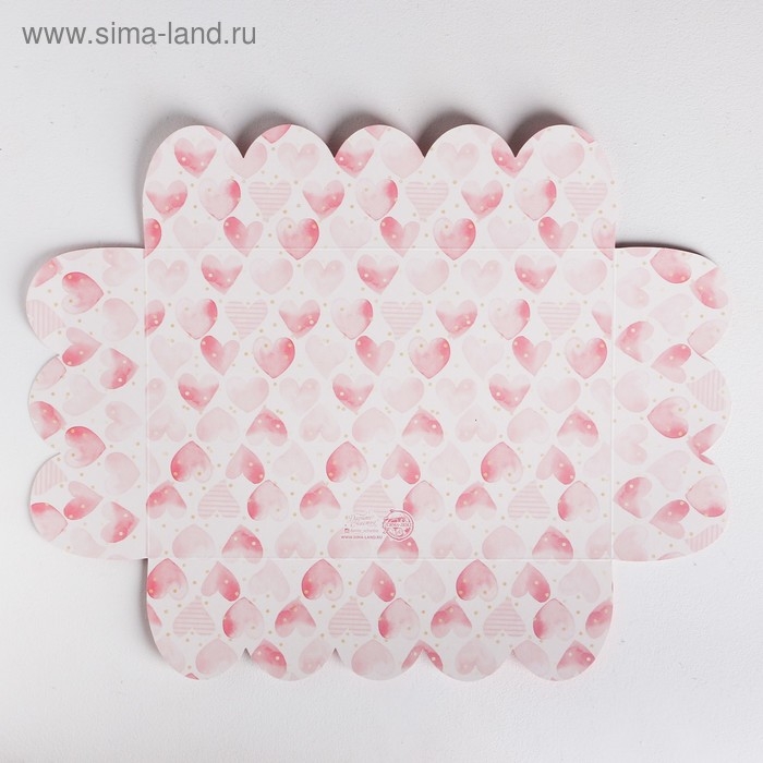 Коробка для печенья, кондитерская упаковка с PVC крышкой, «Для любимых», 20 х 30 х 8 см Коробка для печенья, кондитерская упаковка с PVC крышкой, «Для любимых», 20 х 30 х 8 см