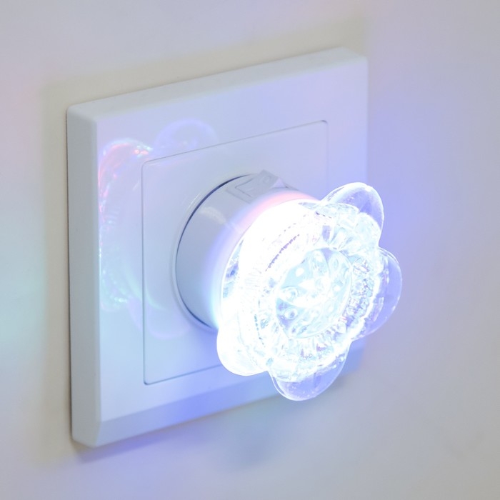 Ночник Ночник "Роза", 5,5х5,5х6 см RISALUX