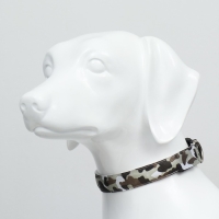 Ошейник с подсветкой Милитари 3 режима свечения размер XL, ОШ 60-70 х 2,5 см серый Ошейник с подсветкой Милитари 3 режима свечения размер XL, ОШ 60-70 х 2,5 см серый