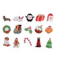 Игровой набор &laquo;Новогодний сюрприз&raquo; с фигуркой, машинкой и 15 наклейками, цвет МИКС